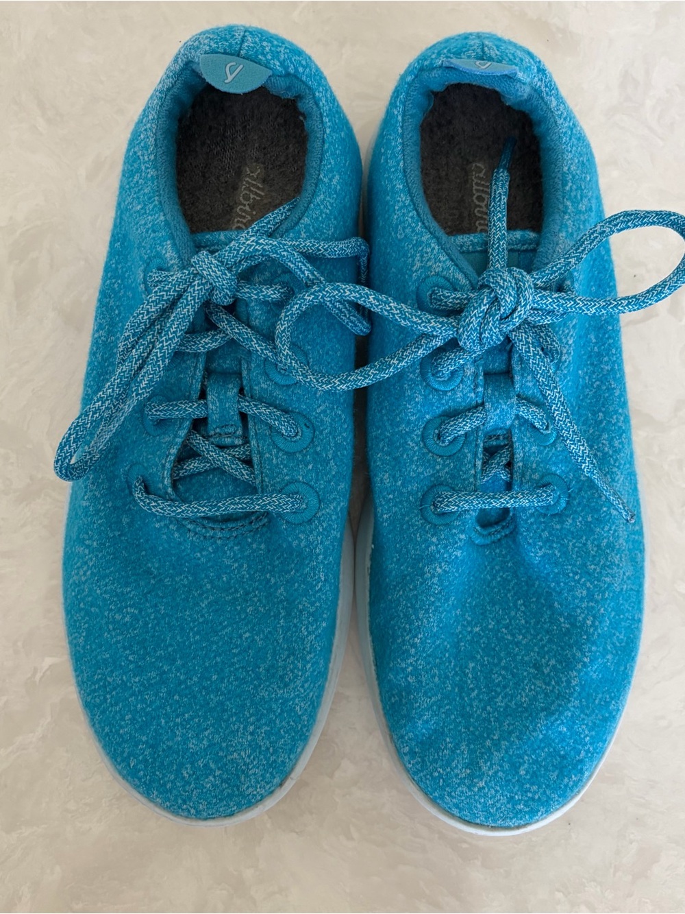 Allbirds Wool Runner Blue Merino Wool Sneakers W9